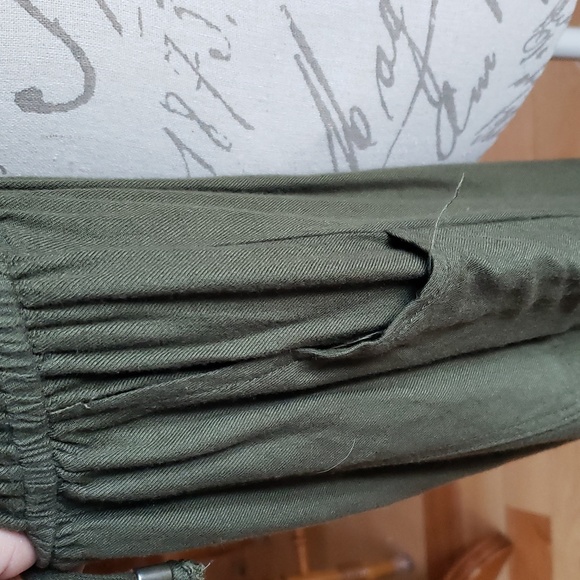 Dark Olive Green Romper - Picture 5 of 5